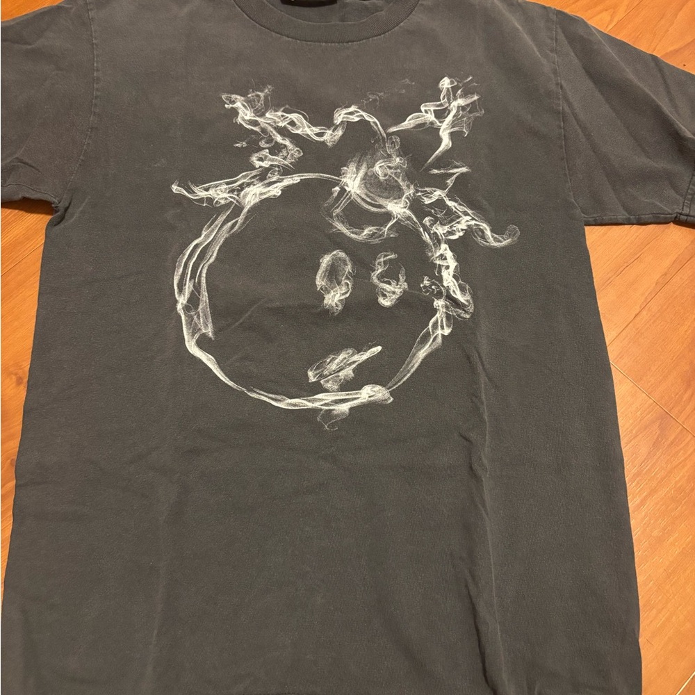 The Hundreds Charcoal Tee with Smoke Graphic
